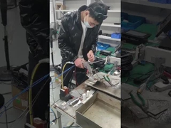 Handheld dubbel wankelend lasersweiskop met 60° en 45° reflecterende lenzen