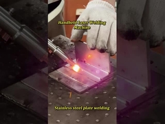 Draagbare handheld lasmachine voor roestvrij staal verstelbaar laswerk 0-5 mm