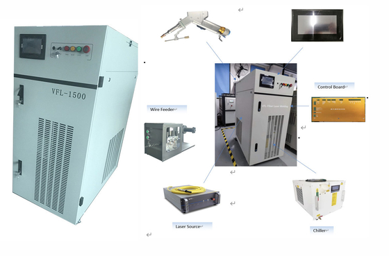 Goede prijs. Metalen lasersweismachine 2000w Handheld Voor Sus Aluminium Lasmachine online