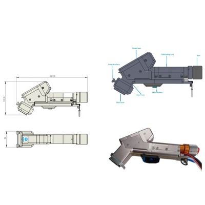Goede prijs. 2000W Hightech Handheld Single Motor Laser Cleaner met CW Laser Output Mode online