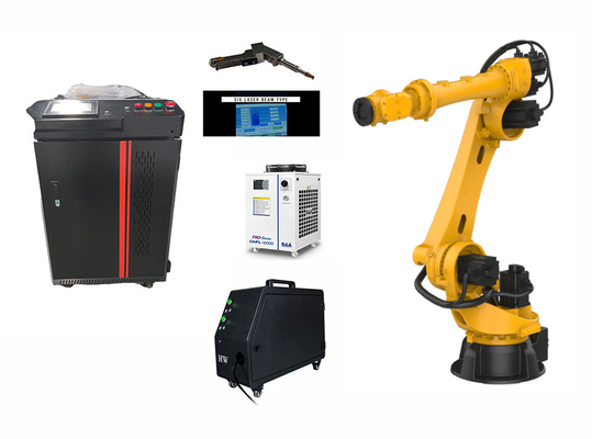 Goede prijs. Vinnige flexibele handheld lasersweismachine 2000W met waterkoeling chiller unit online