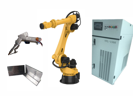 Goede prijs. Geïntegreerde handheld laser lassen machine, 1500 Watt laser lassen met robot online