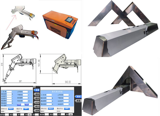 Goede prijs. Handheld aluminium laser lassen machine 1500W Voor het reinigen van aluminium legering lassen online