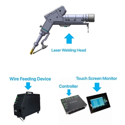 Goede prijs. Compacte handbediende lasersweismachine met 4 werkwijzen en 220v ingangsspanning online