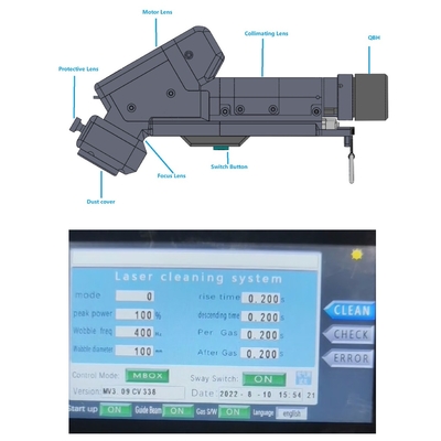 Goede prijs. 1500W handheld single motor laser reinigingsmachine voor het reinigen van staal en roestvrij staal online