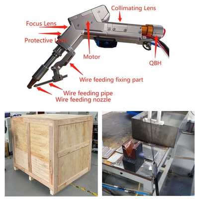 Goede prijs. 1500W Handheld Single Motor Laser Welding Machine met 4mm roestvrij staal Full Penetration online