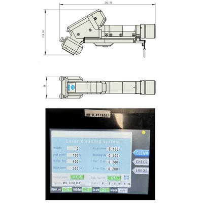Goede prijs. Handheld laser reinigingsmachine met hoogwaardige QBH-poort voor meerdere laserbronnen online
