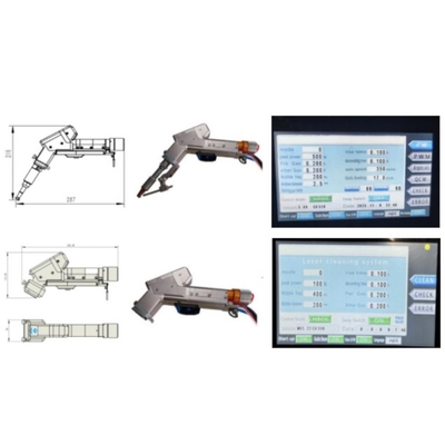 Krachtige handheld 3-in-1 lasersweismachine met 3 modi: Lassen / Snijden / Schoonmaken