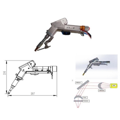 3000W handheld single motor laser lassen machine voor het lassen van roestvrij staal