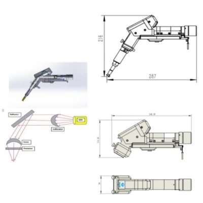 Goede prijs. 3-in-1-lasersweismachine met draagbare laserkop voor het lassen / reinigen en snijden online
