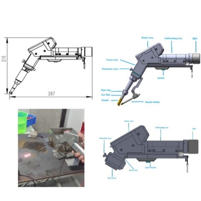 Goede prijs. Portable Laser Head 3-in-1 Laser Welding Equipment Supports Welding / Cleaning and Cutting online
