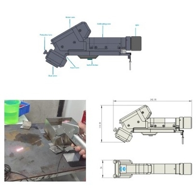 2000W Handheld Laser Reiniging Machine Mobiele Reinigingsoplossing Metaal Verfrissend Gemakkelijker